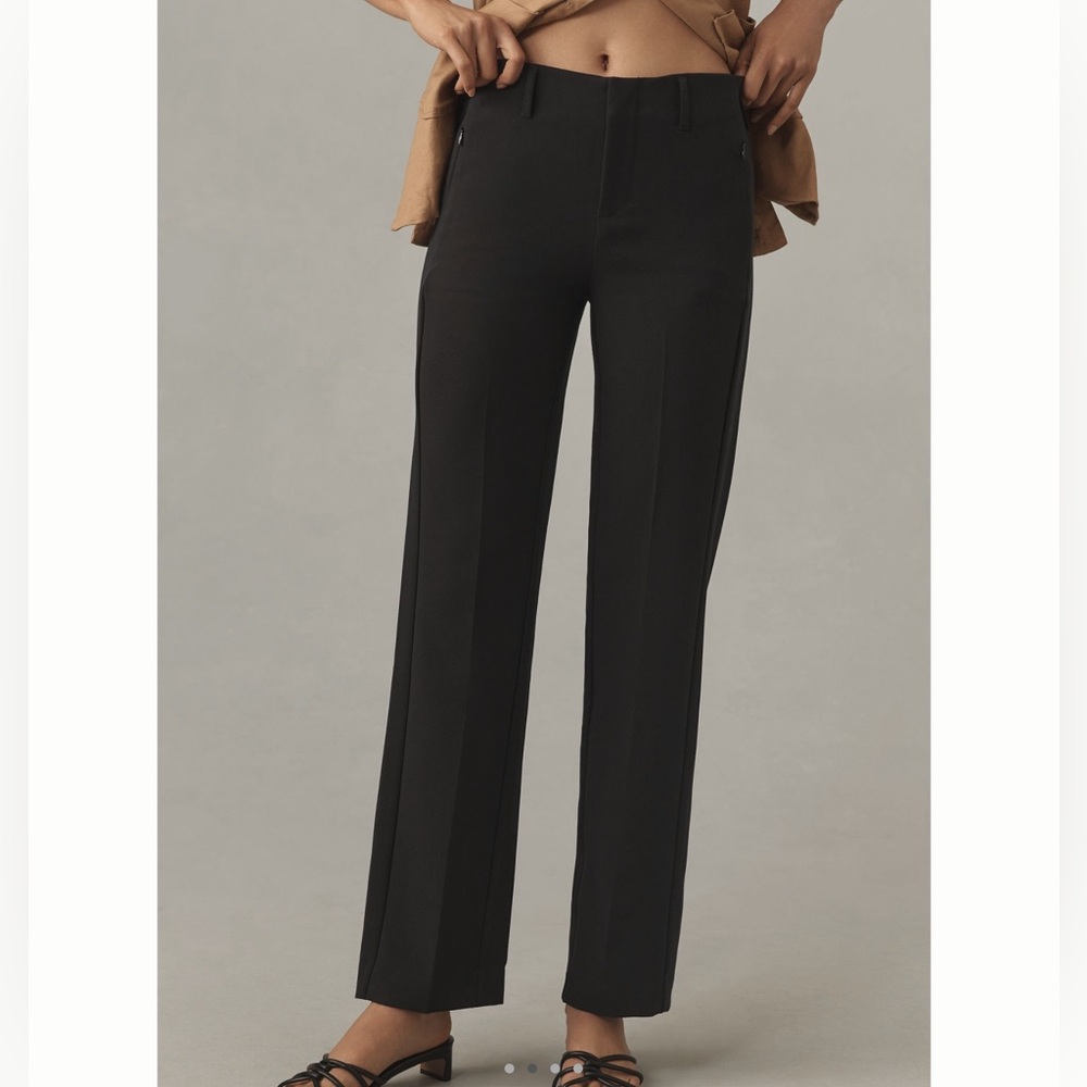 Anthropologie Black Tailored Pants